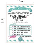 Syga Set of 8 Mother's Card for Mom (Multicolour)