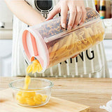 SYGA 1 Piece Sealed Compartment Multipurose Kitchen Container for Grains and Spices_Pink