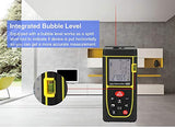 SYGA Digital Laser Distance Measuring Tape Tool, Distance Measuring Meter, Yellow - 80m (Colour & Design May Vary)