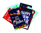 SYGA New 8 Pieces Christmas Greeting Cards for Your Family,Friends with Envelope