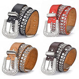 SYGA Women's PU Leather Belt Round Buckle Eyelet Waist Belt (Pack of 1)