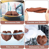 SYGA Pinata 3D Diamond Heart Love Shape Silicone Cake Mold Chocolate Mousse Dessert Baking Non-Stick Mould Pan for Mousse, Chocolate Brownie, Cheesecake, Jelly, Ice Cream, Fondant, DIY Tools-White