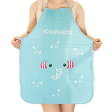 SYGA Set of 2 Cute Elephant Waterproof Kitchen Apron for Women or Children
