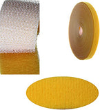 SYGA Nylon Double Sided Wellkro Tape, Hook and Lock Tape, Sew-on Power Wire Management Fastening Tape Cable Tie for Interlocking, Apparel, Home Textile, Industrial Use and More- 5 m x 15 mm (Yellow)