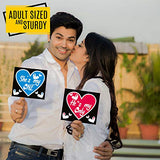SYGA Set of 17 Pre Wedding Party Props,Wedding Ceremony Party Props, Suitable Props for Wedding Theme Party Photo Booth Props