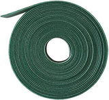 SYGA Nylon Double Sided WELLKRO Tape, Hook and Lock Tape, Sew-on Power Wire Management Fastening Tape Cable Tie for Interlocking, Apparel, Home Textile, Industrial Use and More- 25 m x 15 mm (Green)