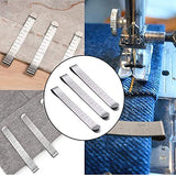 SYGA 20Pcs Hemming Sewing Clips Stainless Steel 3 Inches Wonder Clips, Pinning, Dressmaking Sewing Accessories, Quilting Measurement Ruler Supplies Set of 20 Sewing Tool - Silver, 20 Pieces