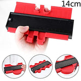 SYGA 14 cm Long Contour Irregular Profile Gauge Duplicator Tiling Laminate Tiles Edge Shaping Wood Measure Ruler for Professional Precise Measurement