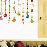 SYGA Children's Room Decor for Heart and Key Wall Stickers