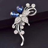SYGA Brooch Pin Fashion Crystal Rhinestone Jewellery Pin Vintage Accessories Decoration Clothing Bouquet Brooches for Bridal Women Girl