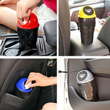 SYGA Office Home and Vehicle Car Auto Garbage Trash Can(Blue)