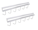 SYGA 2 Pieces Wall Hanger 6 Pin Nail Free Rack