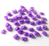 Generic 40X Silicone Alphabet Letter Number Fondant Cake Biscuit Baking Mould Cookie Cutters, CH-249