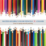 SYGA 72 Colored Pencils, Professional Drawing Pencils Art Set, with Storing Box for Adults or Kids, Unique Colouring Pencils for Drawing Writing Sketching and Doodling Designs