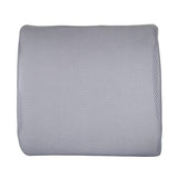 SYGA Memory Foam Breathable Healthcare Lumbar Cushion Back Waist Support Travel Pillow Car Seat Home Office Pillows Relieve Pain(Grey)
