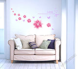 Syga Beautiful Decent Color pieceful Wall Stickers Decals Design 932Pink