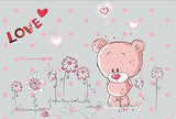Syga Cartoon Bear Wall Stickers A_MUSM