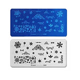 SYGA 1 Piece Cooi_002 Style Nail Plates Nail Art Image Stamping Plates Nail Sticker