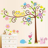 Syga 2Pcs/Set Extra Large Children Tree Wall Sticker LC_YUUS_AB