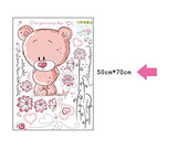 Syga Cartoon Bear Wall Stickers A_MUSM