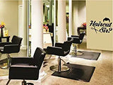 SYGA Men's HaircutSir Quote Wall Art Salon Wall Stickers