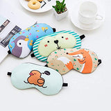 SYGA Peach Cartoon Gel Ice Sleep Eye Mask Adjustable Head Strap Funny Eye Mask for Sleeping