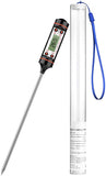 SYGA Kitchen Thermometer Digital Multi-Functional with Instant Read Cooking Thermometer With Auto Turnoff Function Digital Thermometer for All Food, Grill, BBQ and Candy - Black