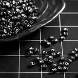 SYGA Beads for Kids Crafts Children's Jewellery Making Set Kit DIY Bracelets Necklace Hairband and Rings Craft Kits Birthday for 4, 5, 6, 7-Year-Old Little Girls-Black & White, BeadsDesign-4