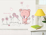Syga Cartoon Bear Wall Stickers A_MUSM