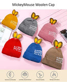 SYGA Winter Caps Woolen Knitted Cap for Kids Babies Ski Beanie Hat Double Dual Ears Beanie Cap for Girls Boys for 6 Months - 3 Years
