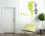 Syga Green Plant Lamps Wall Stickers A_MSEG
