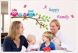 Syga Happy Family Decals Design Wall Stickers