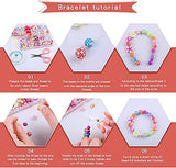 SYGA Beads for Kids Crafts Children's Jewellery Making Set Kit DIY Bracelets Necklace Hairband and Rings Craft Kits Birthday for 4, 5, 6, 7-Year-Old Little Girls-Multicolor, QL-00016