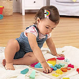 SYGA 10Pcs Baby Hair Clip For Girl Alligator Teeth Hair Accessory For All Type of Infant Toddler Baby Hairs Bow Rainbow Cloud Unicorn Patterns- Set of 10, Rainbow