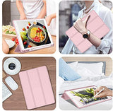 SYGA Flip Case Cover for Apple iPad 10.2" 7th Generation/ 8th Gen 2020 with Pen Holder, Pink