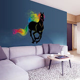 SYGA Colorful Horse Decals Design Wall Stickers SK_FUHA