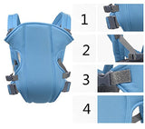 SYGA Baby Safety Carrier Infant Baby Kids Front and Back Carrier Backpack Newborn Hipseat Wrap Sling Bag_SkyBlue