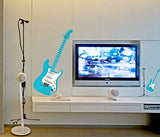 Blue Guitar Wall Stickers A_FSSH