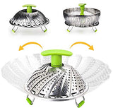 SYGA Large Stainless Steel Steamer Basket for Vegetable/Insert for Pots, Pans (7.25"-11")