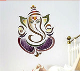 SYGA Ganesha Ganapati Spiritual Decals Design Wall Stickers