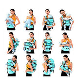 SYGA Multi-Functional Baby Carrier Comfortable & Safe Positions for Infant and Newborn for All Seasons(Sky Blue)