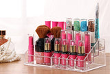 SYGA 1 Piece Crystal Clear Transparent Acrylic Cosmetic Lipsticks Nail Art Organiser