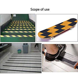 SYGA Non Slip Safety Grip Tape for Stairs Steps 2.5 cm Wide and 5 Meter Long - Indoor Outdoor Non Skid Friction Abrasive Adhesive_Red