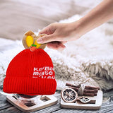 SYGA Winter Caps Woolen Knitted Cap for Kids Babies Ski Beanie Hat Double Dual Ears Beanie Cap for Girls Boys for 6 Months - 3 Years