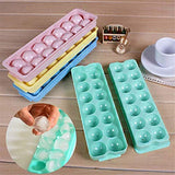 SYGA Ice Ball Tray Ice Cube Mold, Plastic Food-Grade Stackable Round Ice Ball Mould with Lid for Cocktail and Whiskey