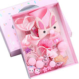 SYGA 18 Pcs Children's Suit Girls Baby Hair Clips Small Safety Clip Princess Hairpin Baby Hair Accessories Gift Box
