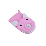 SYGA Animal face Cartoon Bathing Gloves Children Cartoon Bath Towel Baby Bath Gloves(Pink)
