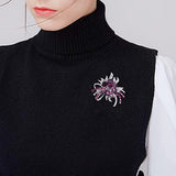 SYGA Brooch Pin Fashion Crystal Rhinestone Jewellery Pin Vintage Accessories Decoration Clothing Bouquet Brooches for Bridal Women Girl