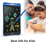 SYGA LCD Writing Pad, 12 inch Kids Doodle & Scribble Boards Erasable Writing Tablet for Kids Adults, Blue