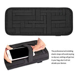 SYGA Cable Organizer Sheet, Criss-Crossing Grid Travel Gadgets Management Case for Hard Drive/Power Bank/Charging Cords Organizer Board